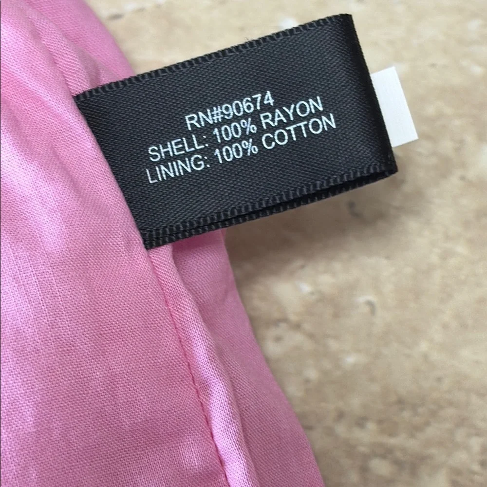 NWOT Boston Proper 2 Piece Pink Short Set with Elastic Waist - Picture 14 of 15